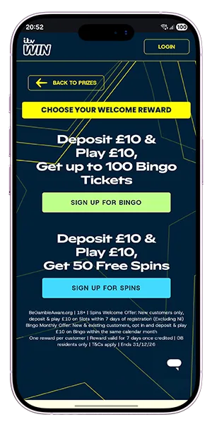 ITV Win Bingo Responsible gambling